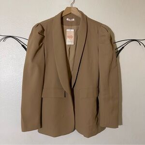 KIRUNDO  Tan Women's Blazer - XXL